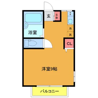 ハイム国府台II【1階】の間取り