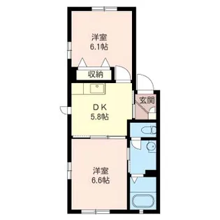 フォルトゥーナC【1階】の間取り