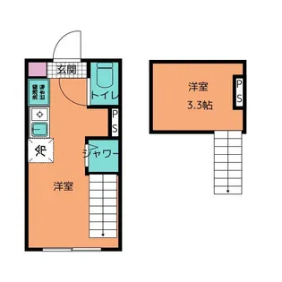 SUNNY HILLS 新小岩【1階】の間取り