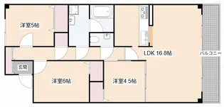 レジデンスジュメーラオアシス【2階】の間取り