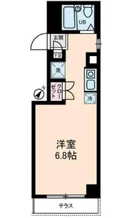 アイ・エステート阿佐ヶ谷【1階】の間取り