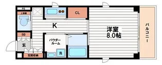 サンライズSC【7階】の間取り