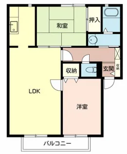 ウィンディア大久保【1階】の間取り