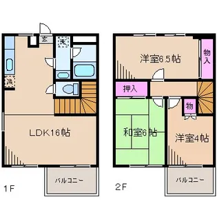 ハウズ・プラザの間取り