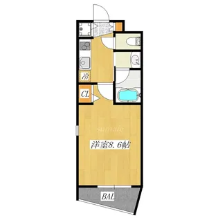 ラージベルティ【1階】の間取り