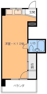 1Rの間取り画像