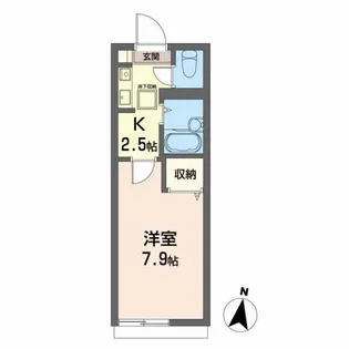ドレミフレア【1階】の間取り