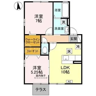 埼玉県さいたま市西区三橋6【アパート】の間取り