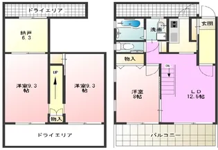 GRACE COURT【1階】の間取り