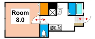 セッテ平井【1階】の間取り