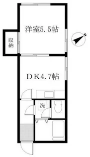 浅尾アパート【2階】の間取り