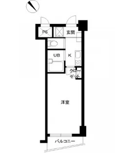 1Kの間取り画像