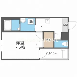 フジパレス城北公園通Ⅴ番館【3階】の間取り
