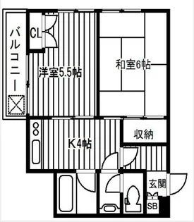 サンライト中板橋【3階】の間取り