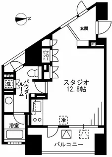 東京都新宿区左門町【マンション】の間取り