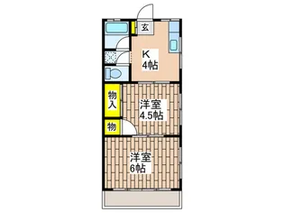 なかじま荘A棟【2階】の間取り