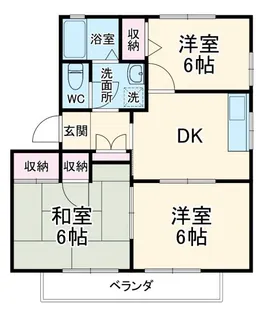レジデンス御滝【2階】の間取り
