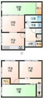 埼玉県鴻巣市稲荷町【一戸建】の間取り