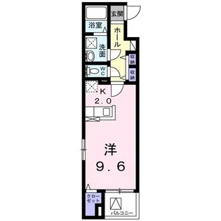 白子リバーハイツ【1階】の間取り