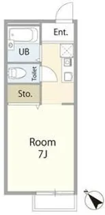 フローラA【2階】の間取り