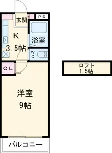 KDマンション峰【3階】の間取り