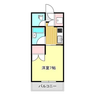 第2百田ハイツ【4階】の間取り