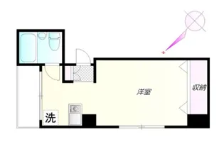 蓬莱館【1階】の間取り