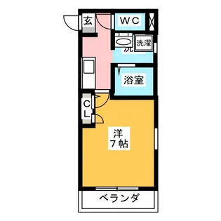 Sunny Side生田【1階】の間取り