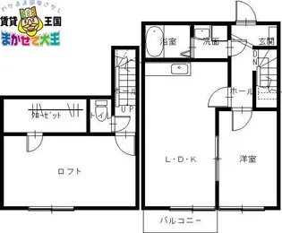 西浦上スカイコテージ【1階】の間取り