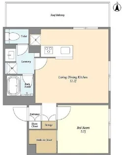 ガーデンレジデンス恵比寿【3階】の間取り