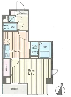 東京都江東区東陽5【マンション】の間取り