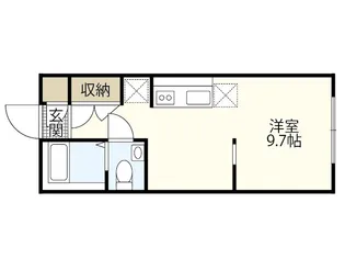グランデール山本【1階】の間取り