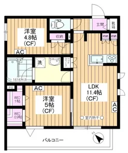 【新築☆旭化成ヘーベルメゾン】arete氷川台【3階】の間取り