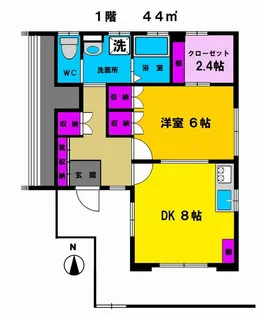 東京都杉並区阿佐谷南3【一戸建】の間取り