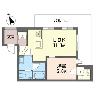 新築:WTB池袋【4階】の間取り