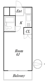 アーバンハイム江渡【4階】の間取り
