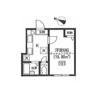 東京都江東区亀戸3【マンション】の間取り