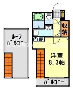 グランデュールSOGA【4階】の間取り