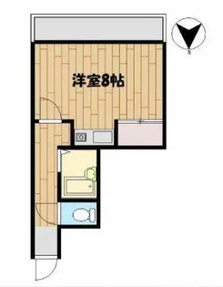 神奈川県川崎市中原区木月2【マンション】の間取り