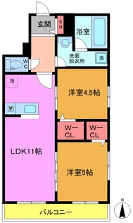 へーベルメゾン西葛西 E【3階】の間取り