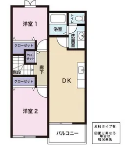エタンリーブA【2階】の間取り