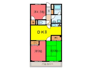 シェトアT.J.M【3階】の間取り