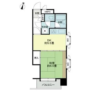 ライオンズマンション上杉西【3階】の間取り