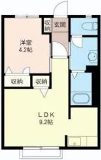 ウェリナ光ヶ丘【2階】の間取り