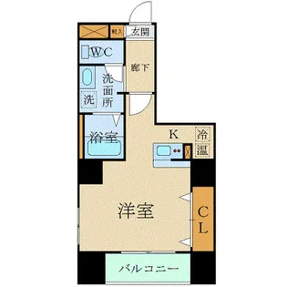 グラン ドミール仙台駅東【4階】の間取り