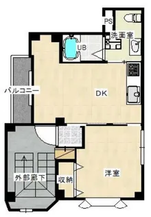 スティックビル【5階】の間取り