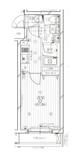 レガリス品川戸越【2階】の間取り