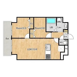 (仮称)エクスフォート竜泉【9階】の間取り