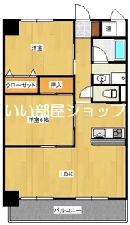 Uマンション【8階】の間取り