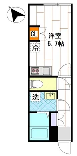 早稲田鶴巻町IMAハウスの間取り